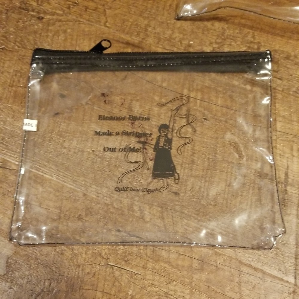 5 Plastic Project Pouches For Quilters
