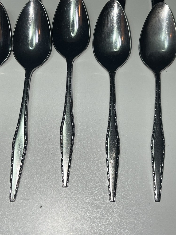 Vintage MCM Regent Stainless Japan Flatware Angular Edged Geometric Lot