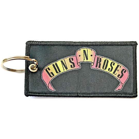 GUNS N ROSES official 'PATCH' keyring keychain