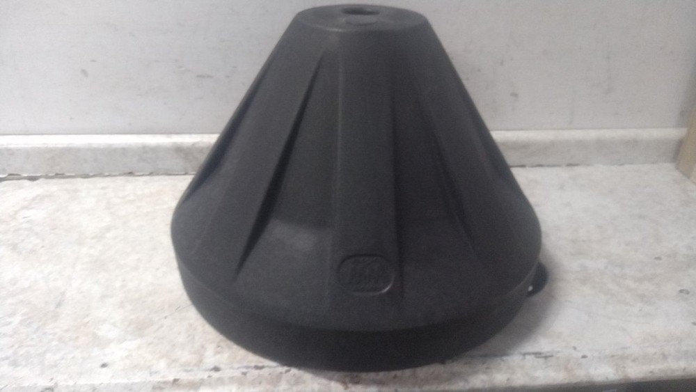 Zing 7590BK 24 In Base Diameter Black LDPE Sign Base