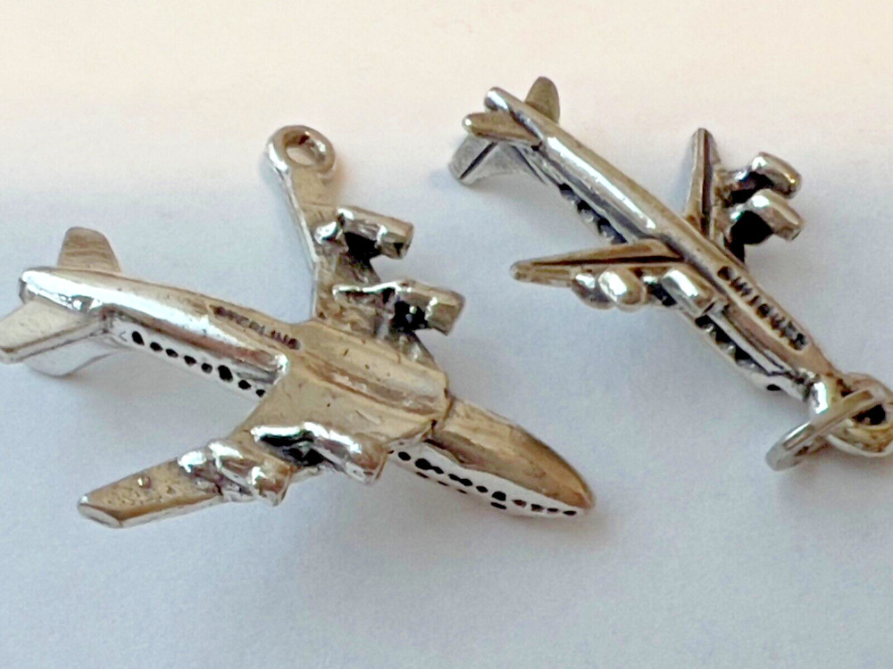 CHARM STERLING TWO AIRPLANES