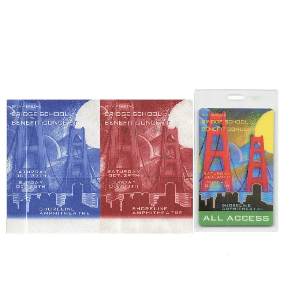 19th Annual Bridge School Benefit Backstage Pass  2005 Bundle 1