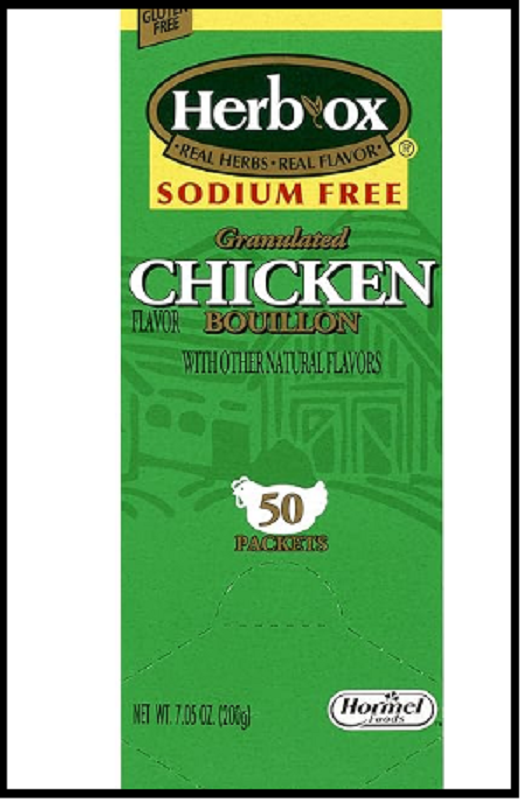 Herb-Ox Bouillon Bundle,`Beef And Chicken, 100 Total Packets