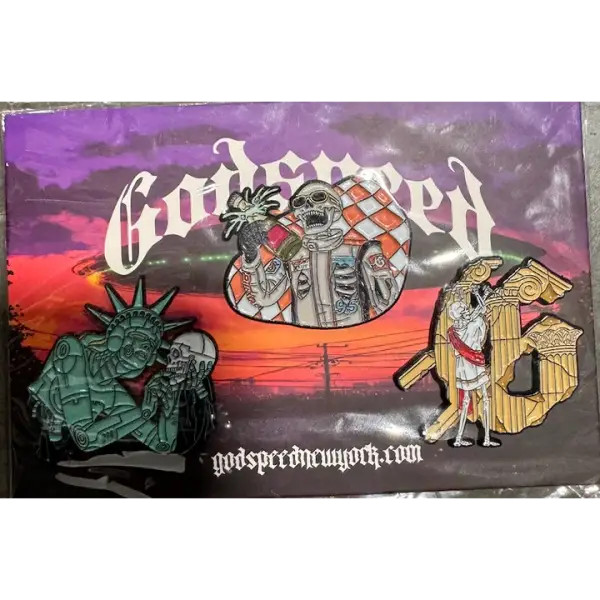 Godspeed liberty pin