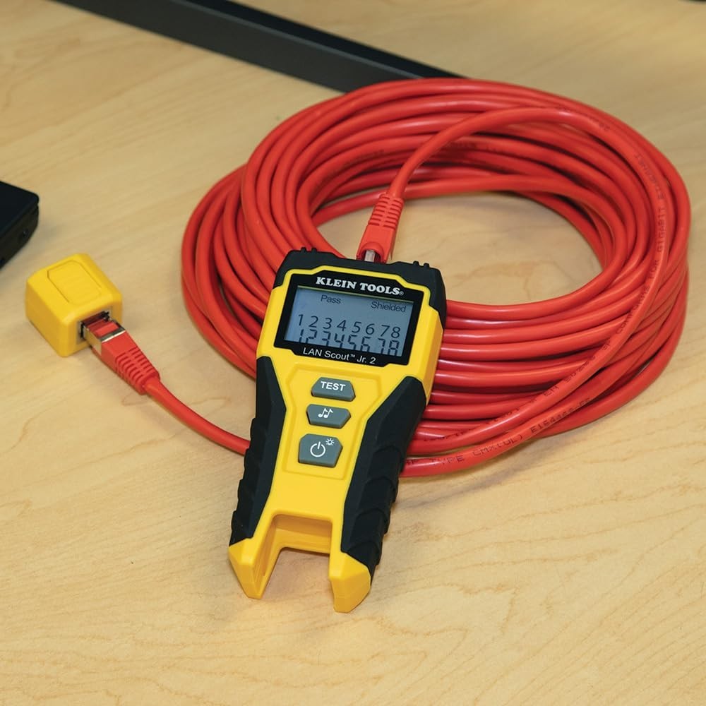 200 Cable Tester with Backlit LCD - Comprehensive Ethernet Testing Made Easy