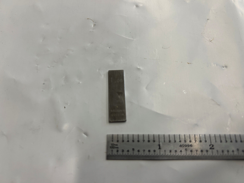 1.06mm Mitutoyo Steel Rectangular Gauge Gage Block