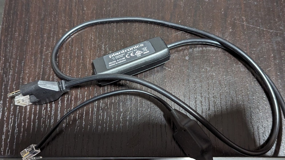 USED - Plantronics APV-63 EHS Adapter (Avaya) Hook switch Cable