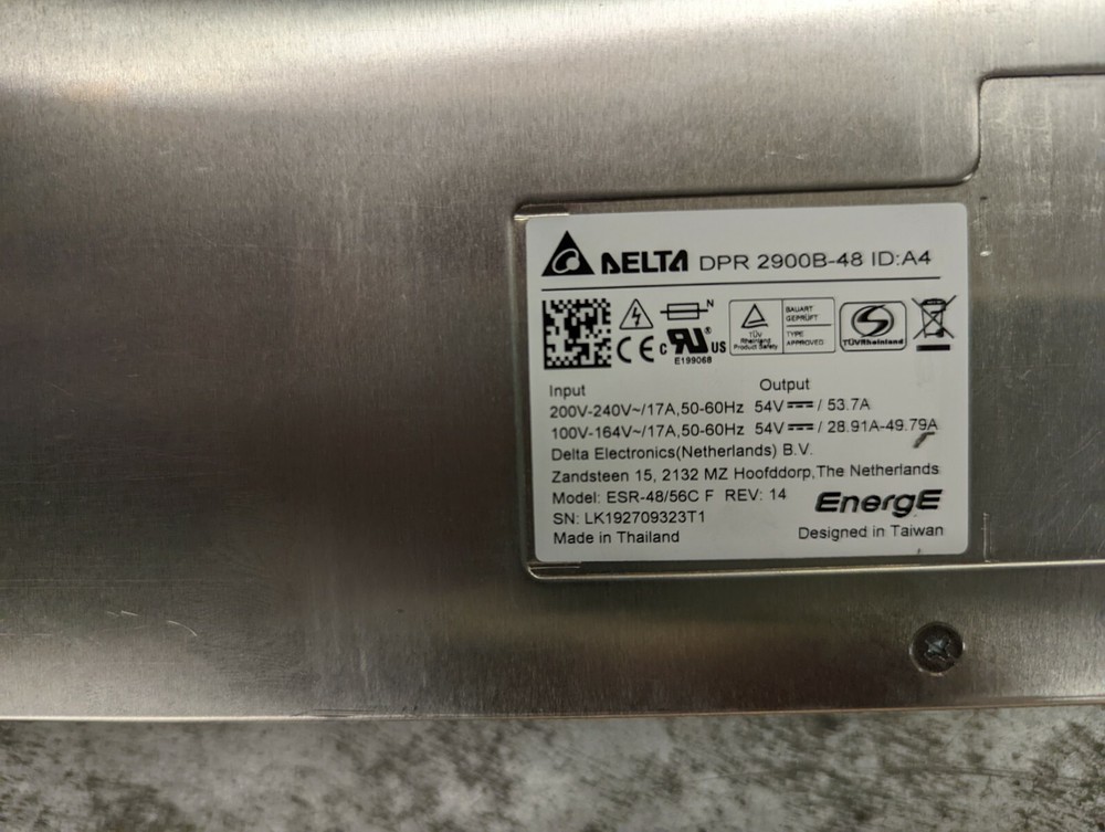 DELTA ESR-48/56C F Rectifier Module DPR2900B-48