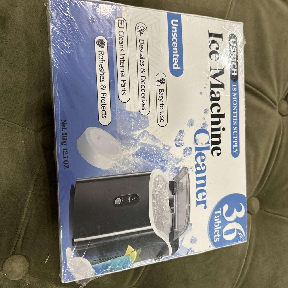 All-in-One Ice Maker Cleaning Tablets, 36 Pack - Easy, Effective Maintenance