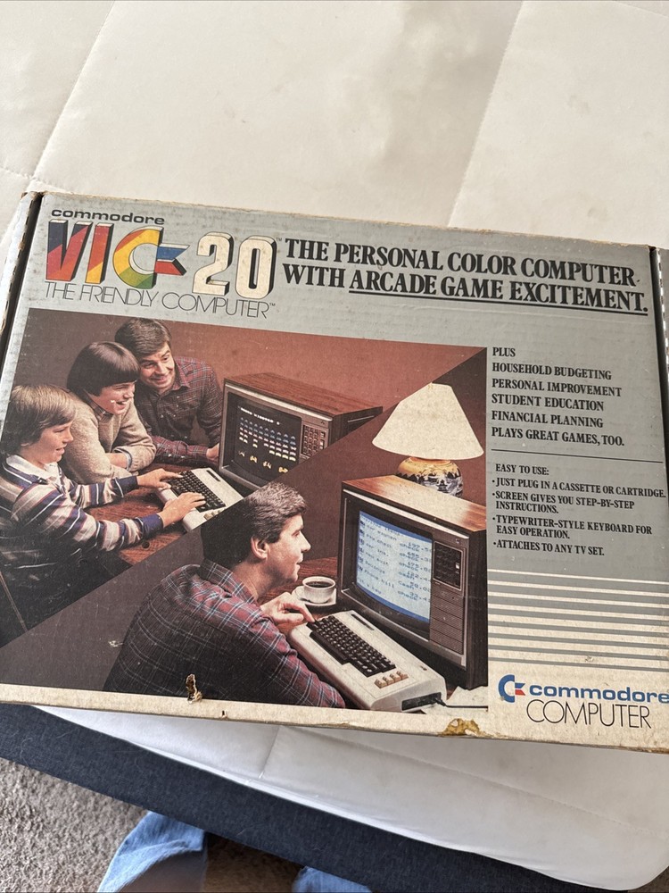Commodore VIC 20 In Box Powers On. Untested. No Cords.