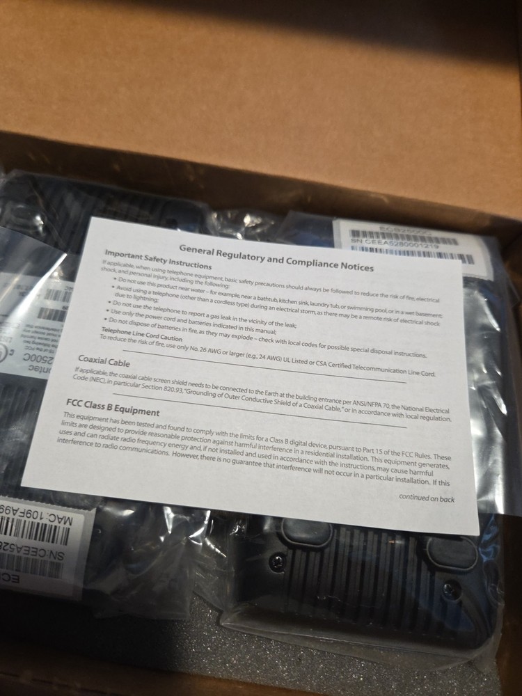 Actiontec ECB2500C Ethernet Network COAX Adapter Kit Homes Without MoCA Routers