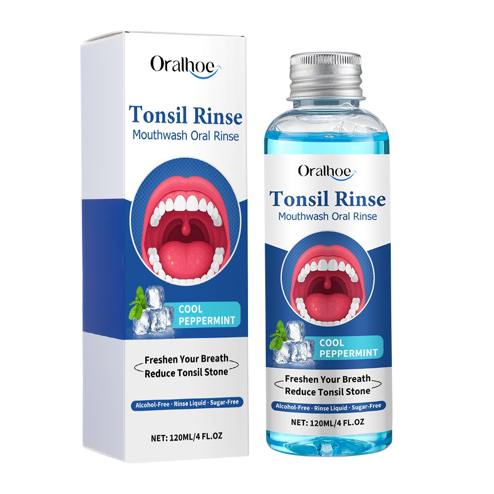 20/5X Natural Tonsil Stone Remover Rinse Mouthwash & Bad Breath Treatment 120ml