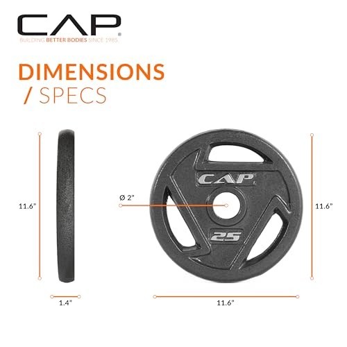 CAP Barbell 2-Inch Olympic Weight Plate | Multiple Options