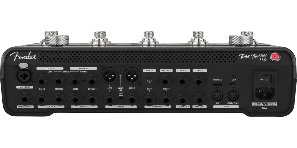 Fender Tone Master Pro Multi-Effect Guitar Processor w/ Instrument Cable