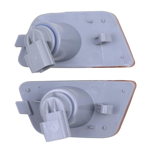 Front Left and Right Bumper Side Marker Light Lens with Socket for Chevy