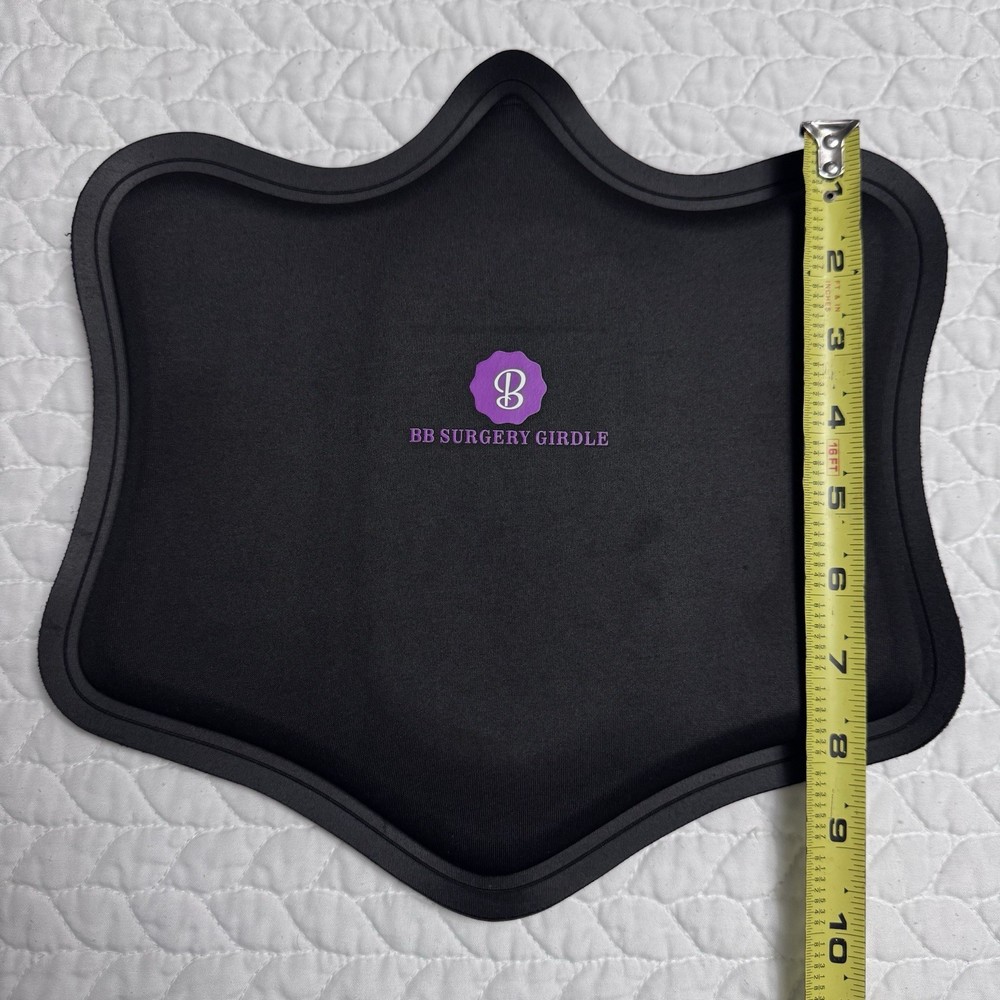 BB Surgery Girdle Post Surgery Compression Abdominal Foam Board Black BBL