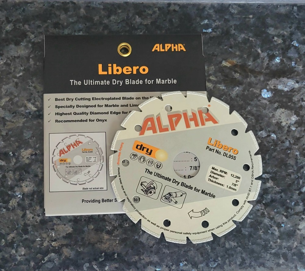 Alpha Libero 5" Blade For Marble