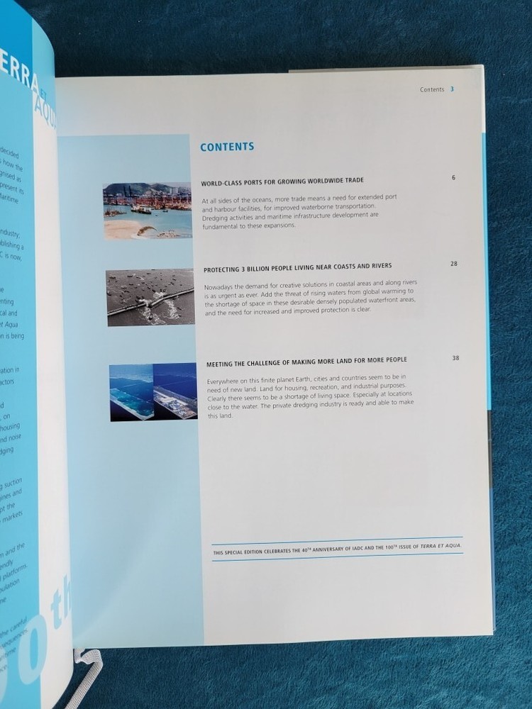 TERRA ET AQUA , 100th ISSUE , IADC DREDGING , 2005 , HARDCOVER