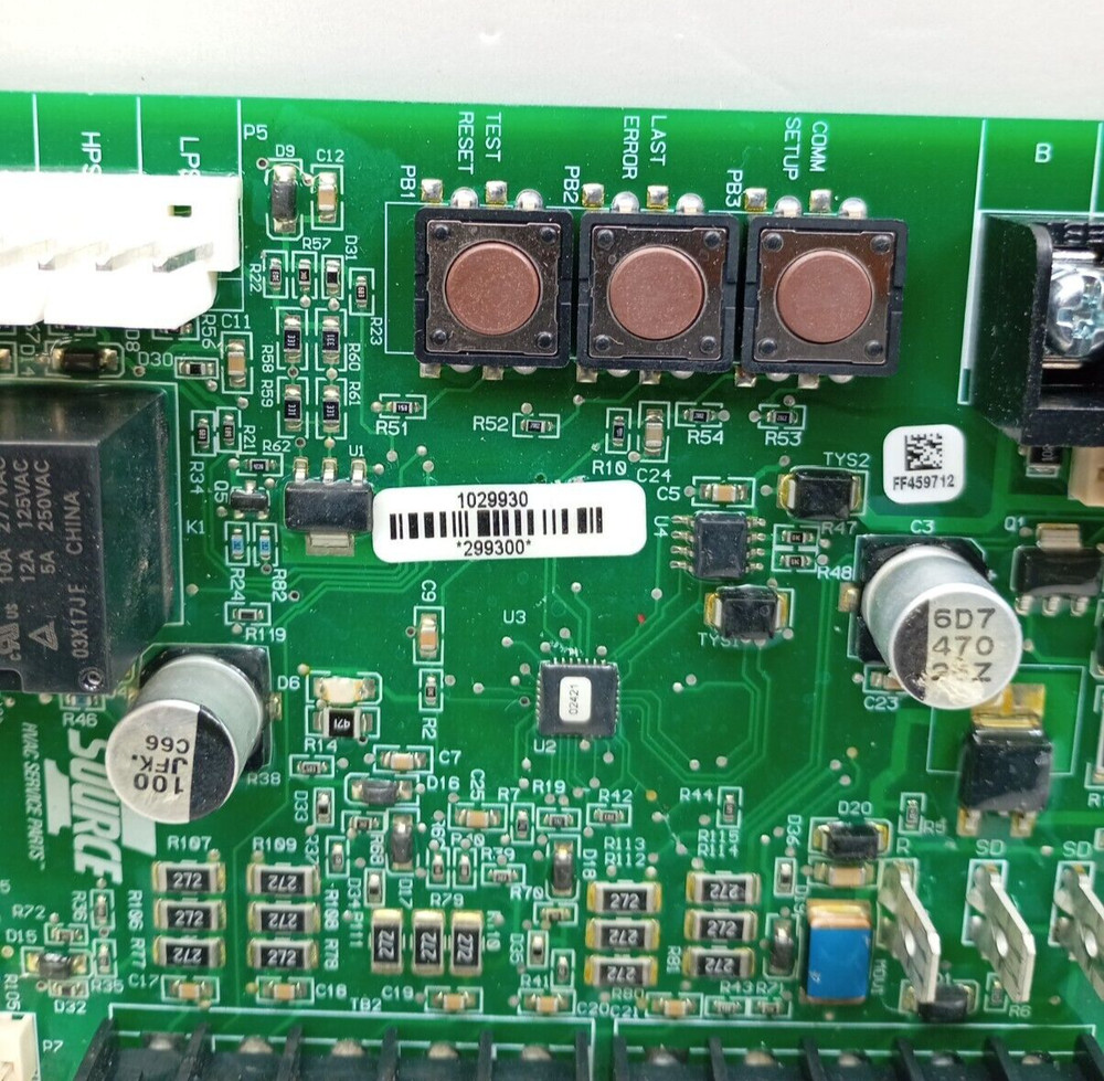 York Source 1 1029930 Control Circuit Board used #D245A