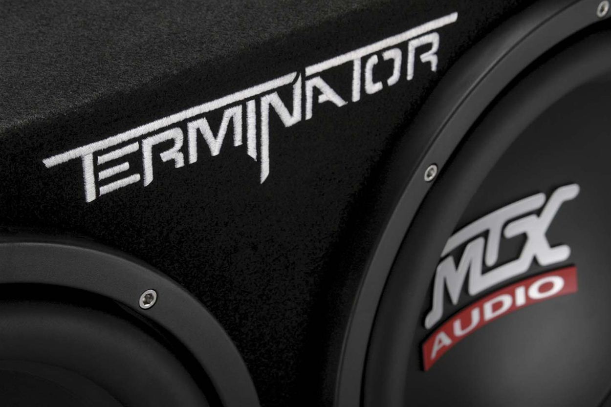 MTX Terminator TNE212D 1200 Watt 2 Ohm Dual 12” Subwoofers/Subs + Sealed Sub Box