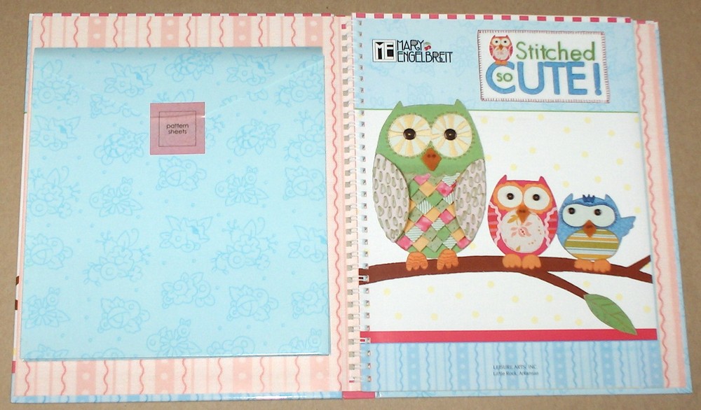 Mary Engelbreit "Stitched So Cute" 53 Embroidery Projects w/ Reusable Patterns