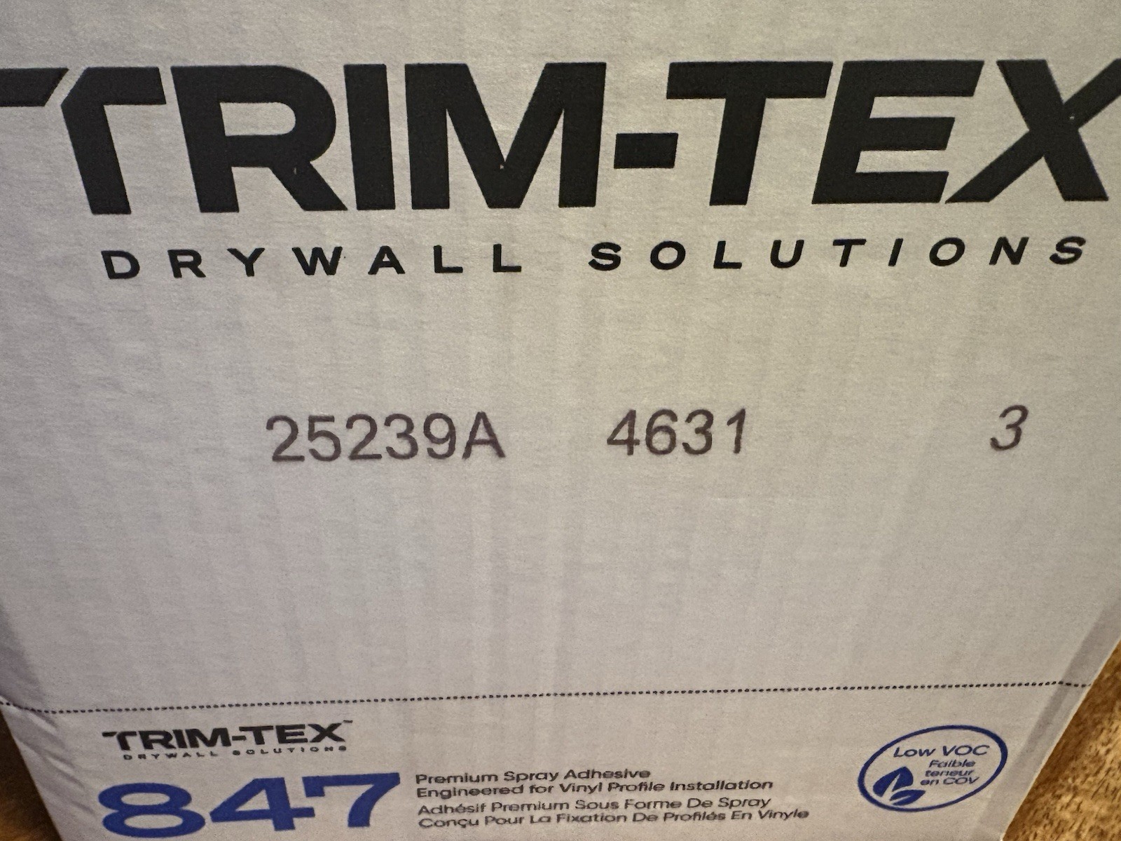 Trim-Tex Spray Adhesive Case 12 Cans 16oz