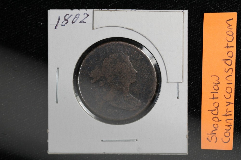 1802 Draped Bust Large Cent 4V9O