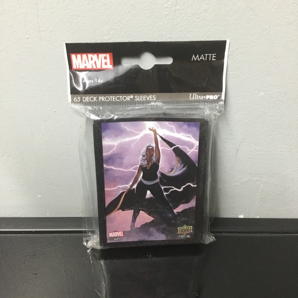 Upper Deck Marvel Deck Protector Collectible Card Sleeves Storm 65 Count