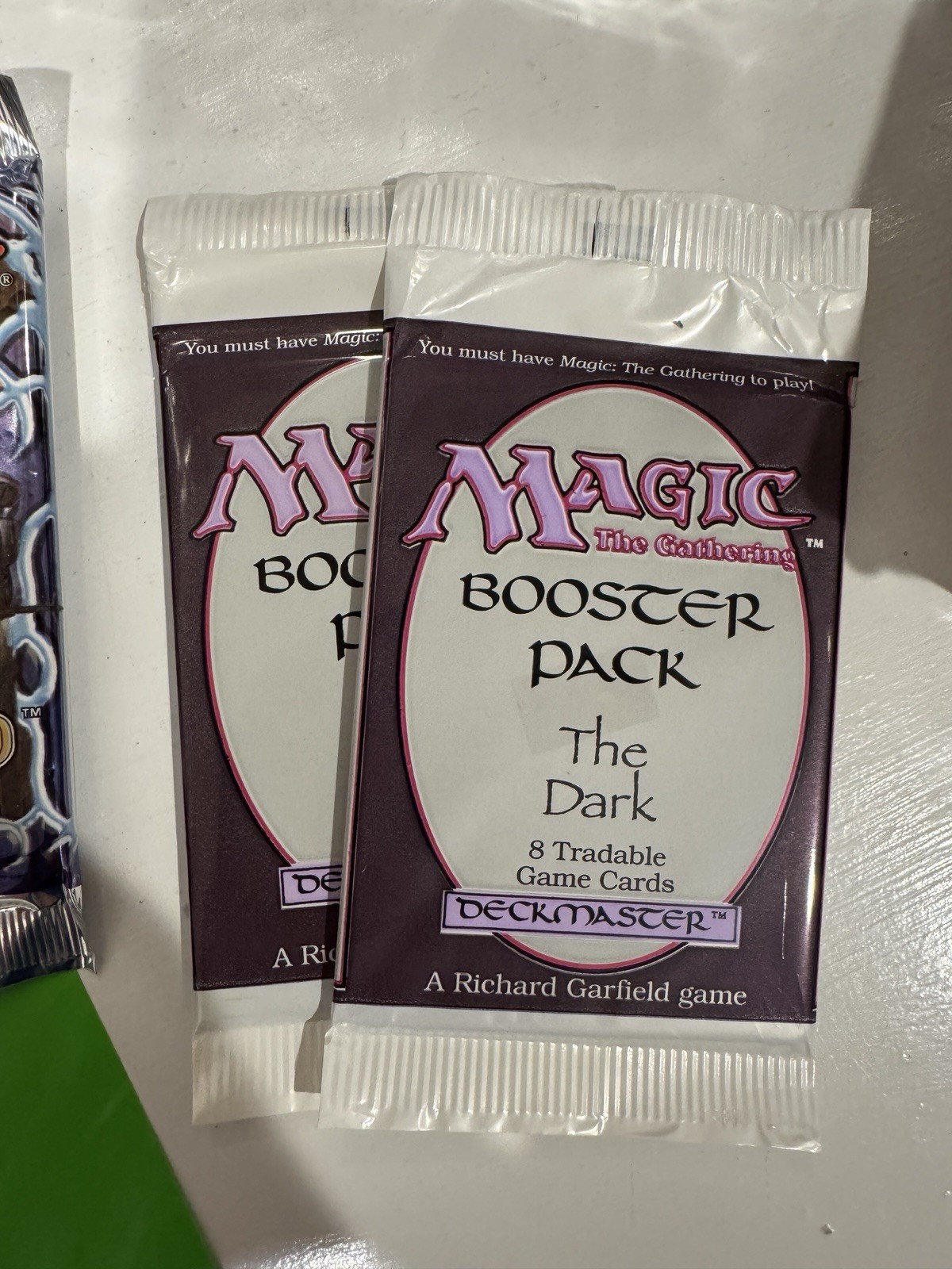 Magic The Gathering booster packs “Gathering The Magic Booster” Bags GREEN