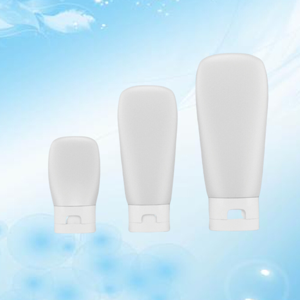 3Pcs Subpackaging Bottle Squeezable Travel Tube Sets