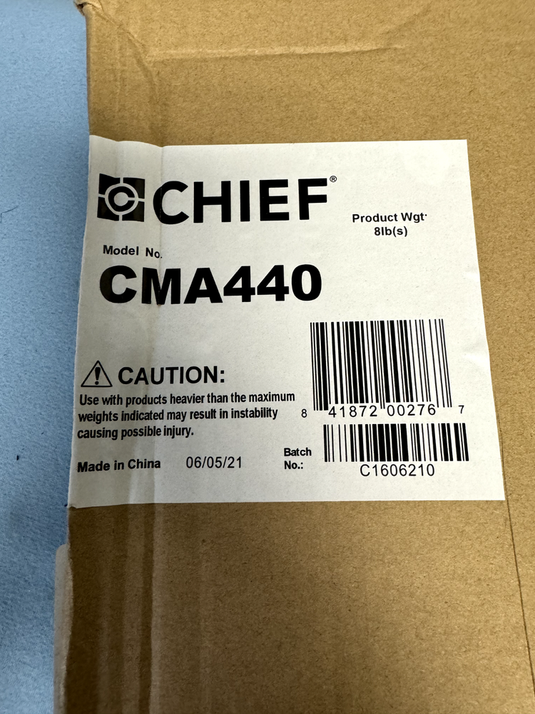 Chief CMA440 8 x 24" Suspended Ceiling Kit