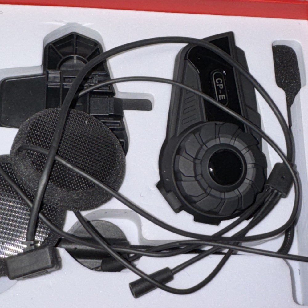 Moman CP-E Compack Edge Headset Helmet Intercom 1- Rider Kit UNTESTED