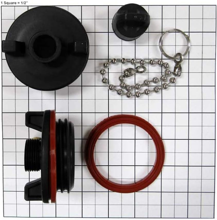 Ozark Trail and Cooler Drain Plug Assembly Black