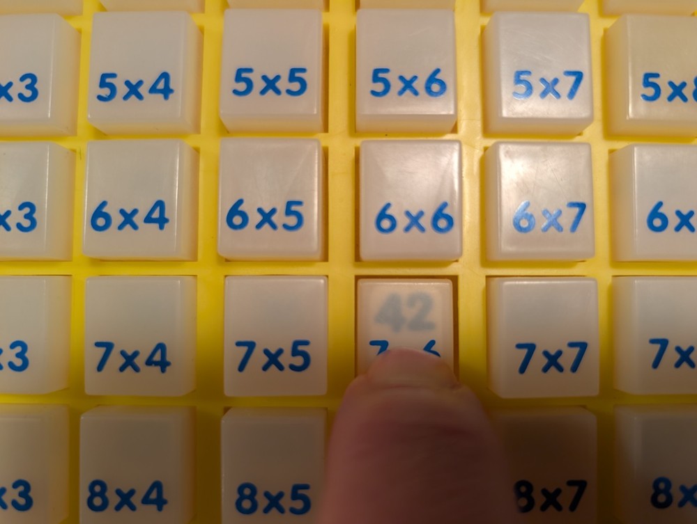 Vintage 1993 Magic Math Multiplication Educational Learning Machine