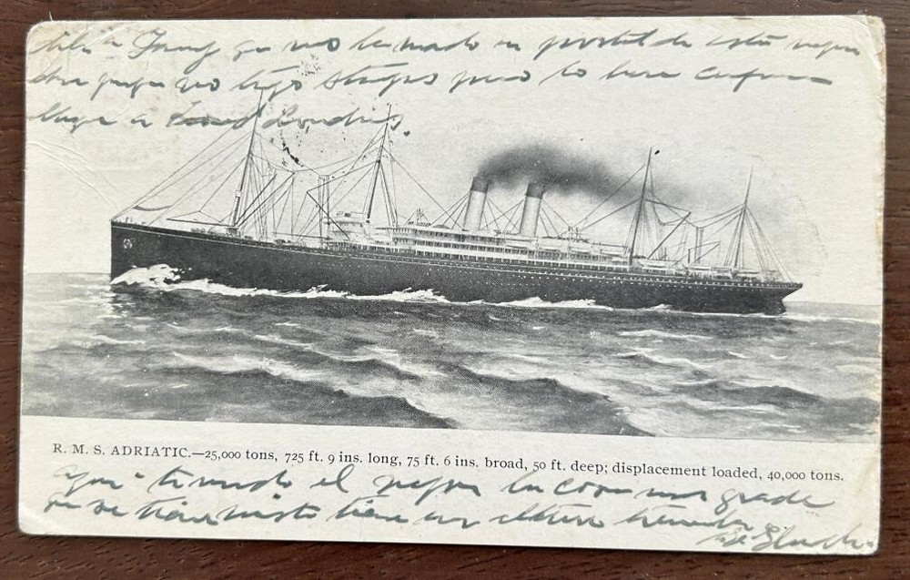 ADRIATIC (White Star) c1907