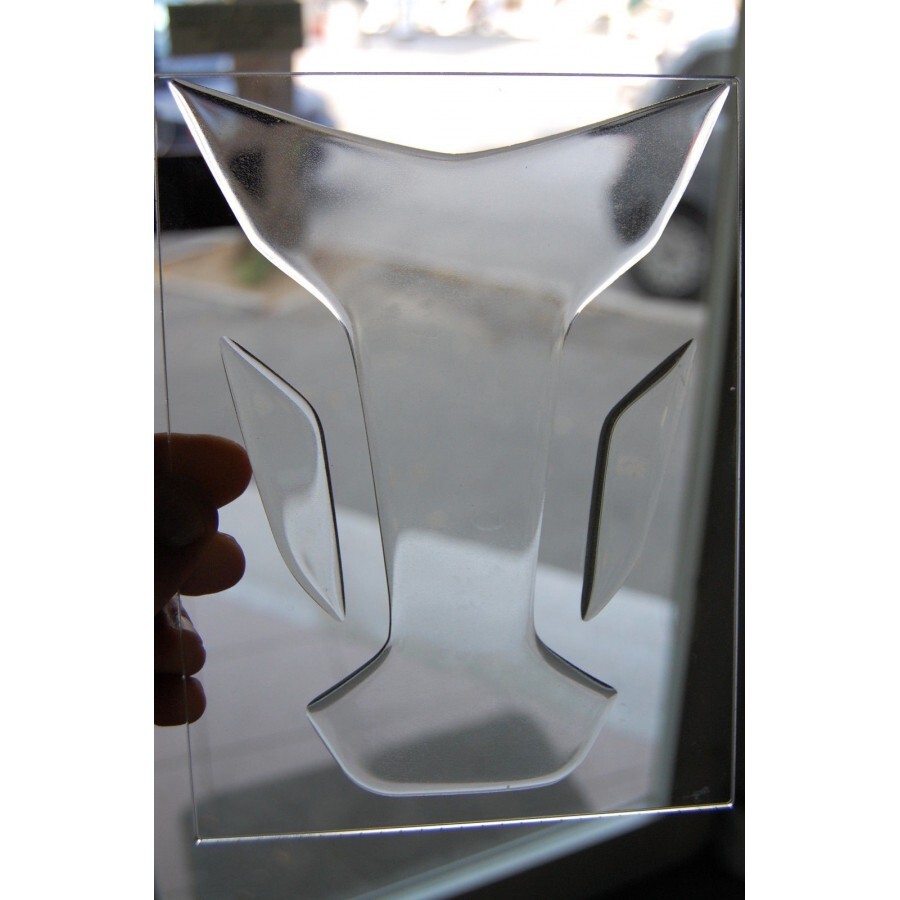 CLEAR TRANSPARENT TANK PAD "WINGS"
