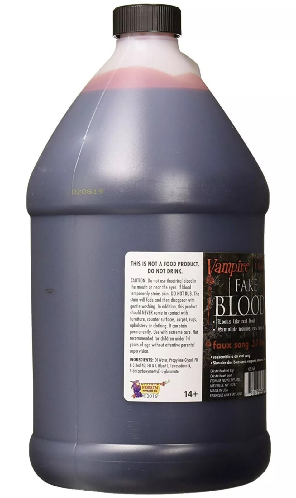 Theatrical Quality Fake Blood, 1 Gallon