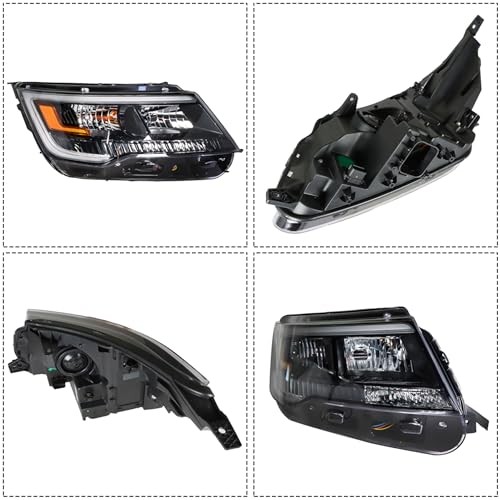 Passenger Side Headlights Assembly Halogen with DRL Replacement for Explorer