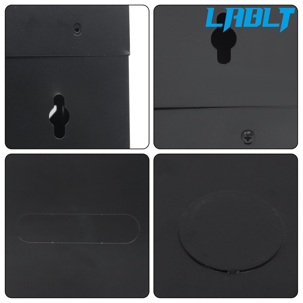 LABLT 9U Server Rack Enclosure Maximum depth 15.5" wall mount network W/Locks