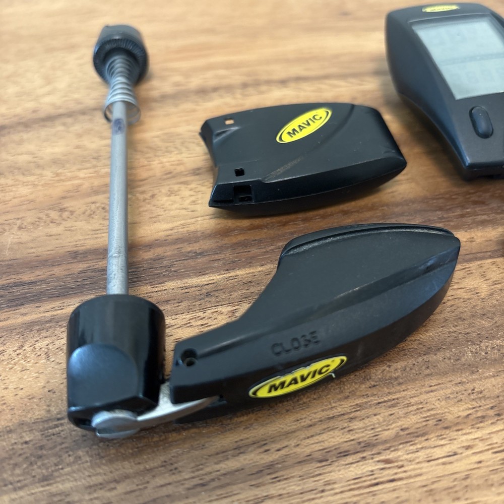 Mavic Win Tech Wireless Computer TESTED WORKING NEW BATTERY vntg wintech CADENCE