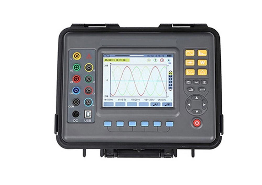 Multi-function Power Quality Analyzers Meter With Current Clamp 1.0A~1000A