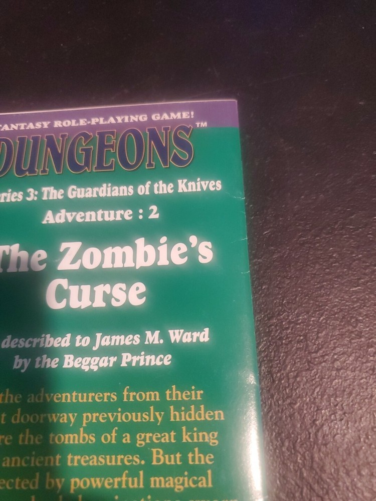 Dungeons & Dragons, DnD: Pulp Dungeons - The Zombie's Curse (d20 System)