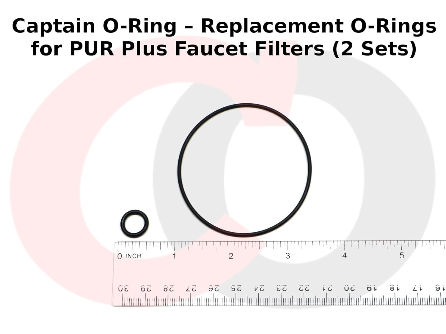 Captain O-Ring – Replacement O-Rings for PUR Plus Sink Faucet Filters (2 Sets)