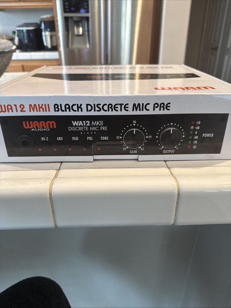 WA12 MKii Black Discrete Mic Pre