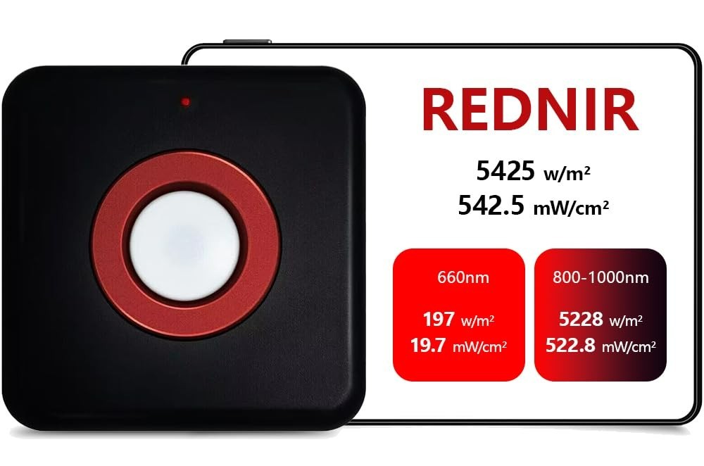 VBR-REDNIR Meter,Test The Irradiance Intensity for 660nm Red Light, 730nm and 80