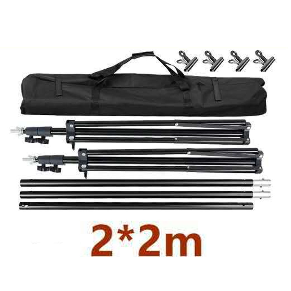 6.5 FT Heavy Duty Backdrop Stand KIT Photography Studio Background Support+Case