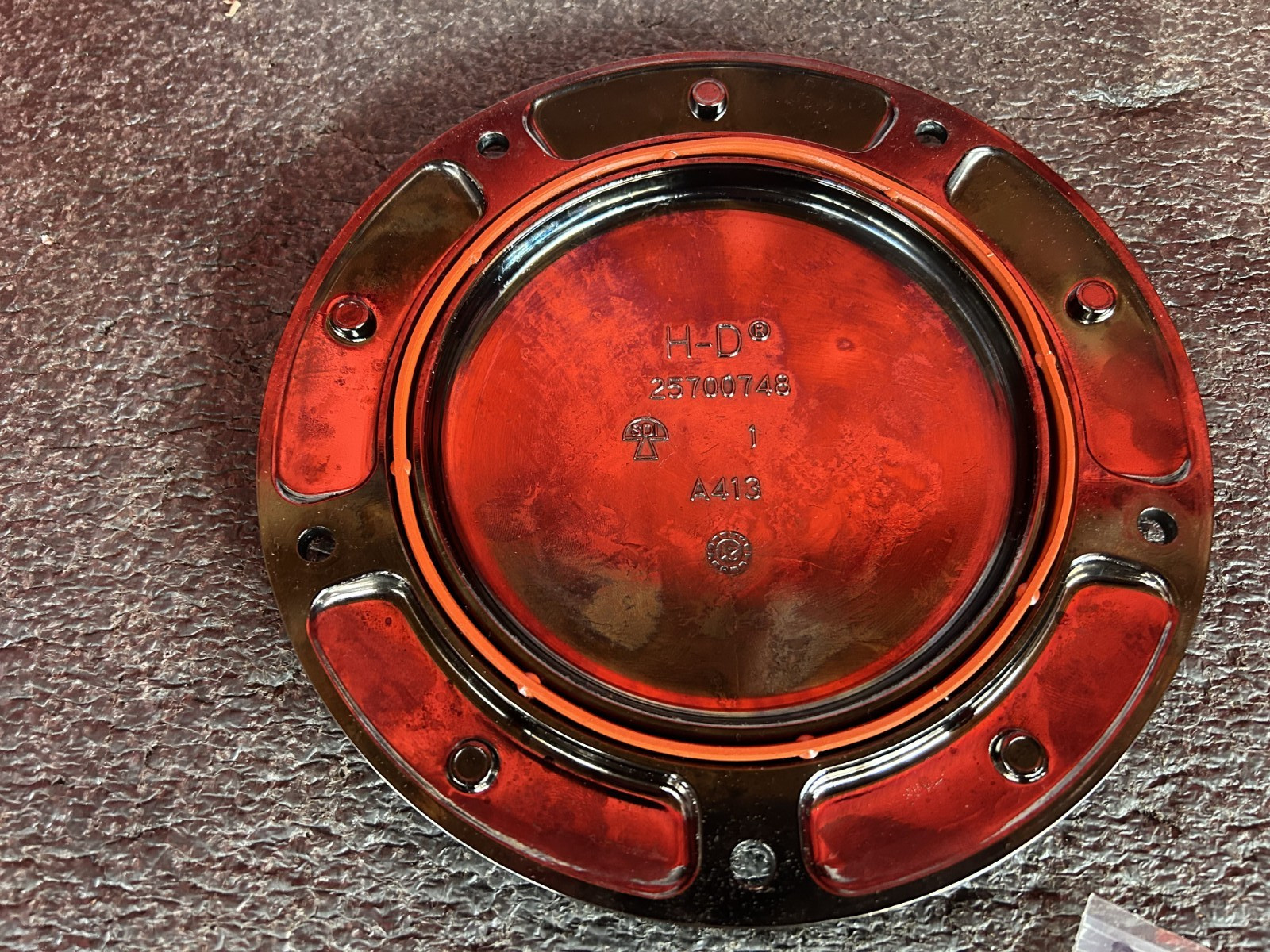 Genuine Harley-Davidson Touring CVO 117ci Derby Cover Black/Grey 25700748