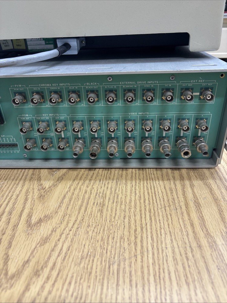 Grass Valley Group Model 100 Switcher w/Electroincs Frame ***Powers On