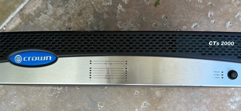 Crown Cts 2000 Two Channel 1000W Power Amplifier