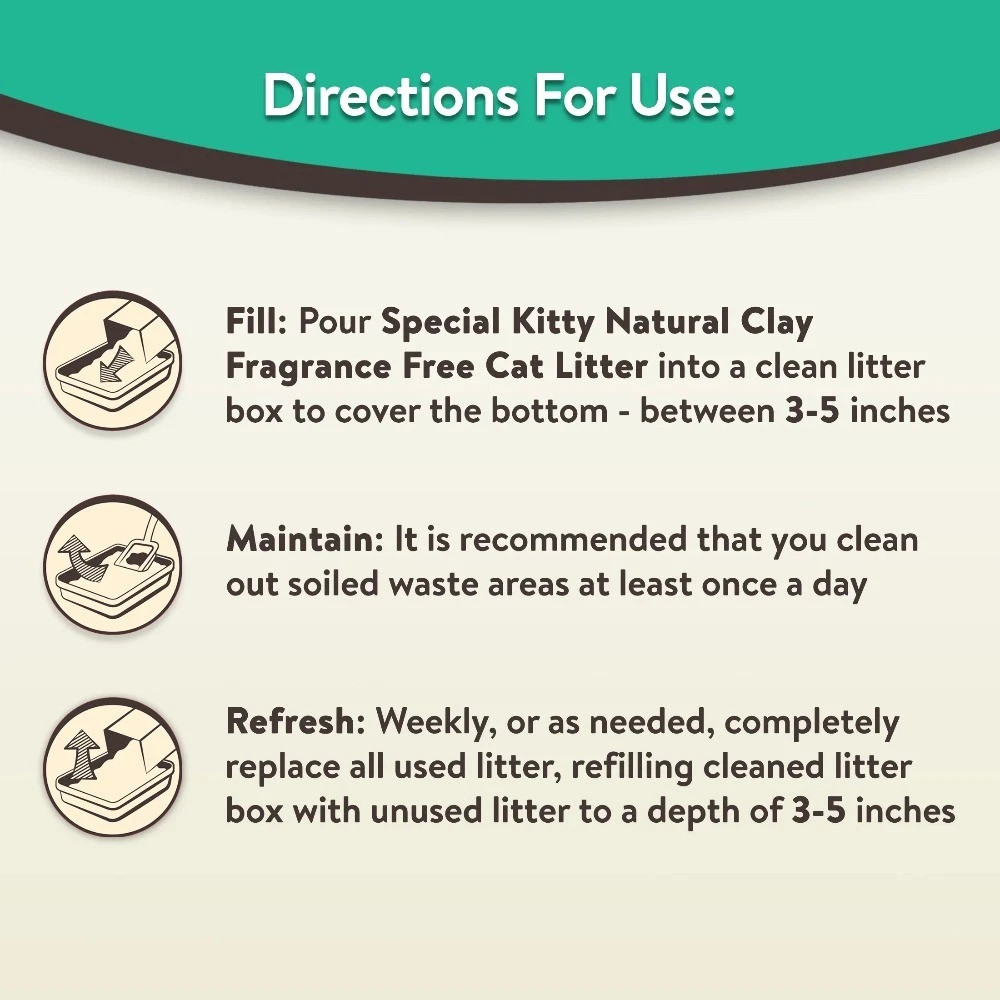 (4 pack)Scoopable Tight Clumping Cat Litter, Fresh Scent, 20 lb